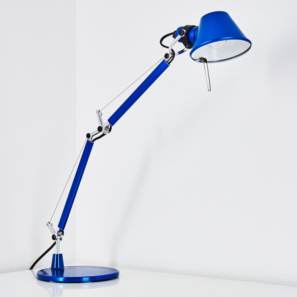 Artemide TOLOMEO MICRO Lampada da Tavolo Blu, 1-Luce