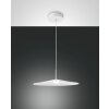 Fabas Luce Kasa Lampada a Sospensione LED Bianco, 1-Luce