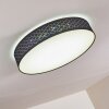 Temuka Plafoniera LED Bianco, 1-Luce, Telecomando