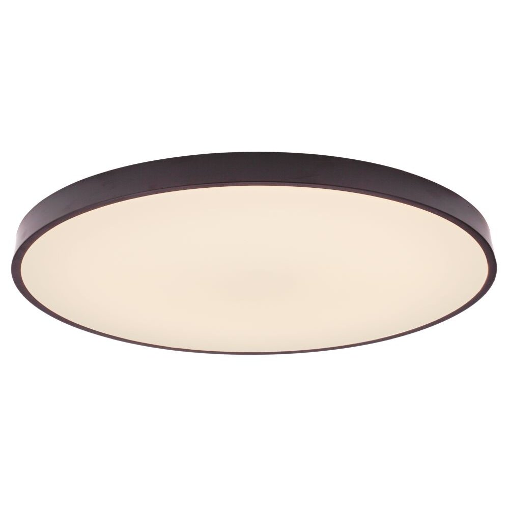 Plafoniera Brilliant Slimline Nero, Bianco, 1-Luce, Telecomando, Cambia colore main product photo
