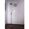 Trio 4264 Lampada da terra LED Cromo, Acciaio inox, Nichel opaco, 1-Luce