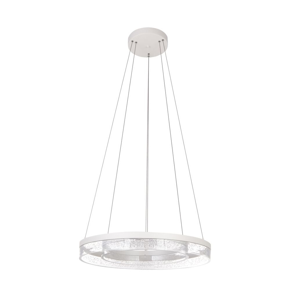 Globo WHITE Lampada a Sospensione LED Bianco, 1-Luce