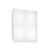 Ideal Lux FLAT Plafoniera Bianco, 4-Luci