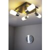 Trio 8214 Plafoniera LED Alluminio, Cromo, Acciaio inox, 4-Luci