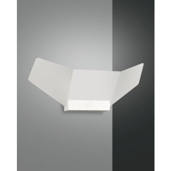 Fabas Luce Safi Applique LED Bianco, 1-Luce