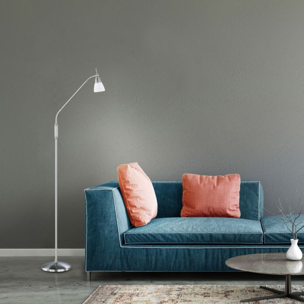 Paul Neuhaus PINO Lampada da terra Acciaio inox, 1-Luce main product photo