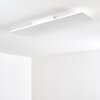 Antria Plafoniera LED Bianco, 1-Luce, Telecomando, Cambia colore