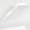 Antria Plafoniera LED Bianco, 1-Luce, Telecomando, Cambia colore