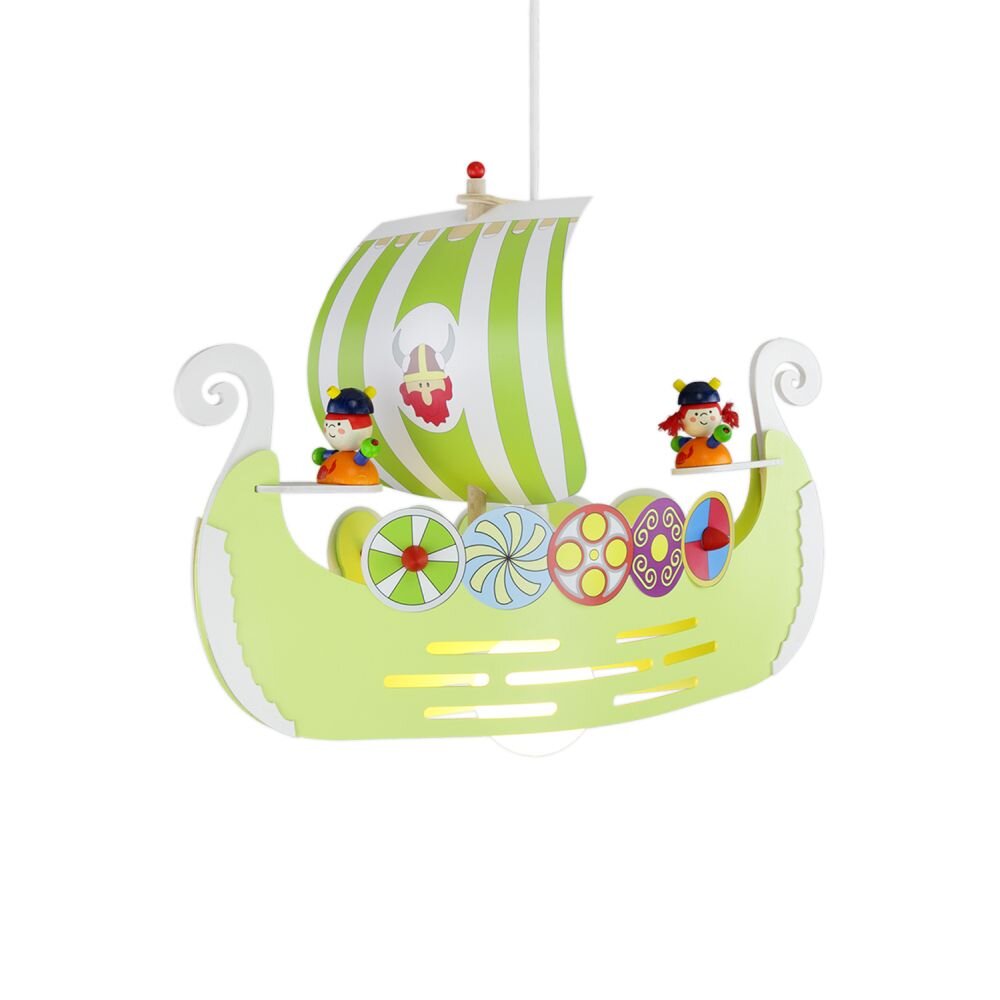 Elobra WIKI Lampada a Sospensione Verde, 1-Luce main product photo