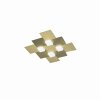 Grossmann CREO Plafoniera LED Ottone, 4-Luci