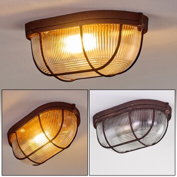 Catawba Plafoniera Ruggine, 1-Luce