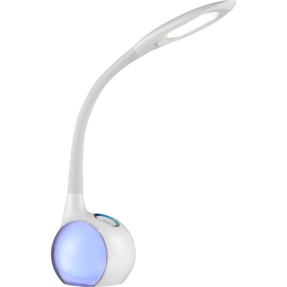 Globo TARRON Lampada da Tavolo LED Bianco, 1-Luce, Cambia colore
