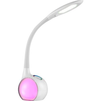 Globo TARRON Lampada da Tavolo LED Bianco, 1-Luce, Cambia colore