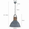 Steinhauer Mexlite Lampada a Sospensione Grigio, 1-Luce