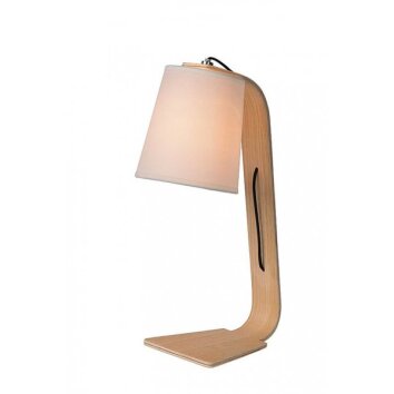 Lucide NORDIC Lampada da tavolo Bianco, 1-Luce