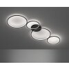 Plafoniera Trio Leuchten RONDO LED Nero, 1-Luce