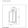 Lucide CLAIRETTE Applique da esterno LED Nero, Sensori di movimento