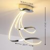 Sepino Plafoniera LED Cromo, 1-Luce