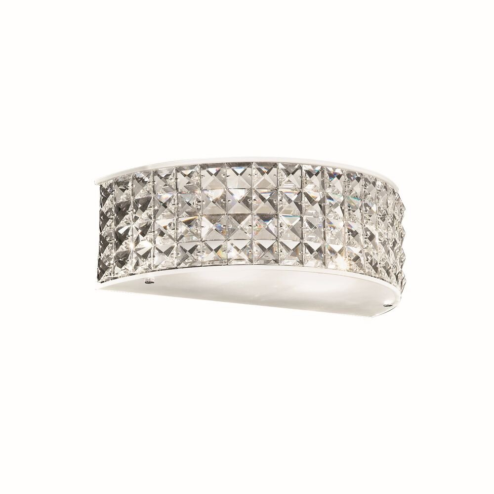 Ideal Lux ROMA Applique Cromo, Cristallo ottico, 2-Luci main product photo