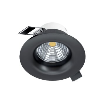 Eglo SALICETO Lampada da incasso LED Nero, 1-Luce