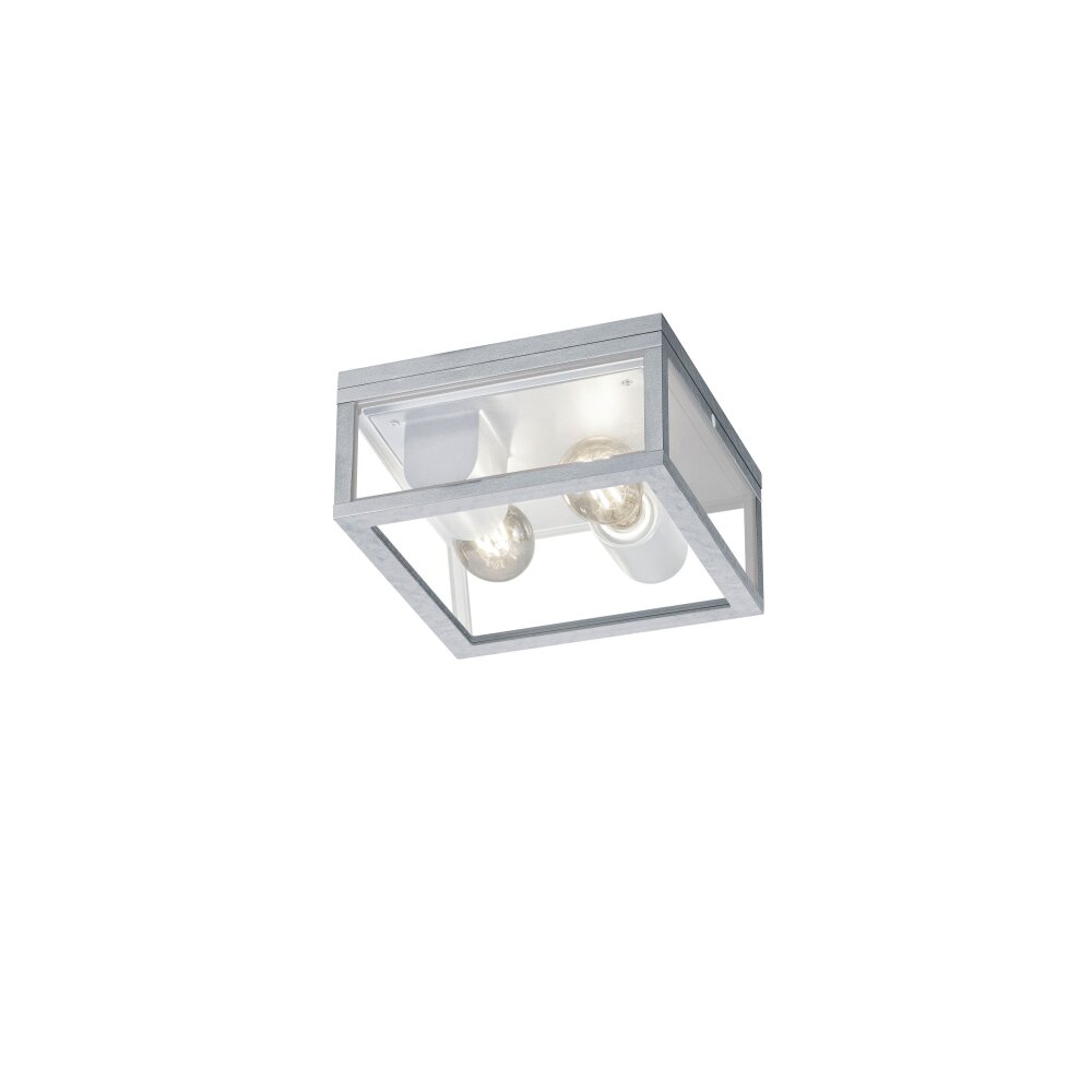 Trio Garonne Plafoniera Zincato, 2-Luci main product photo