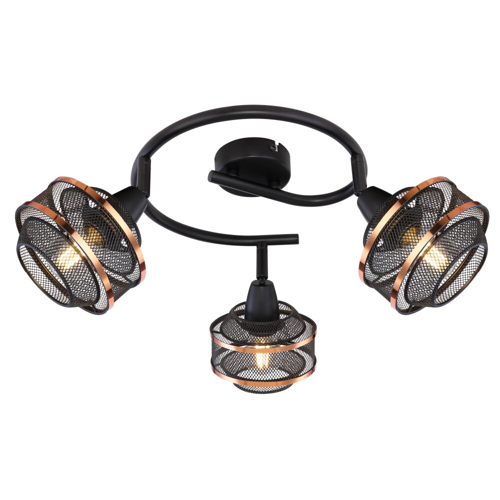 Globo BELLONA faretto Nero, 3-Luci main product photo