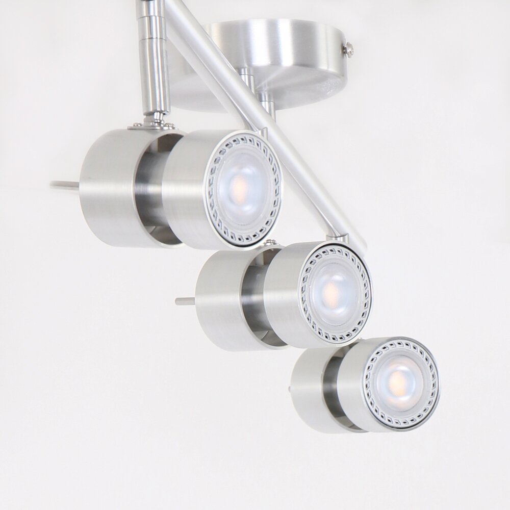 Steinhauer Natasja Plafoniera LED Acciaio inox, 3-Luci main product photo