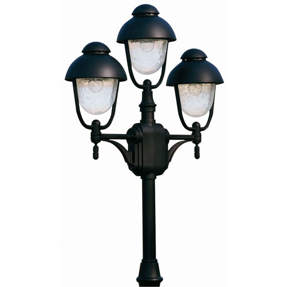 Albert 2041 Lampione Nero, 3-Luci main product photo