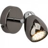 Brilliant MILANO Applique LED Cromo, Nero, 1-Luce