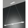 Fabas Luce Swan Lampada a Sospensione LED Bianco, 3-Luci