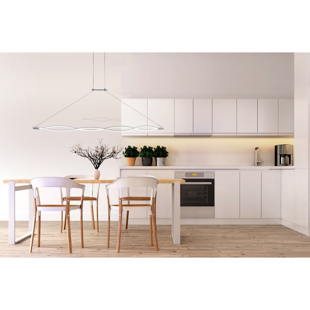 Mantra SAHARA Lampada a Sospensione LED Cromo, 1-Luce main product photo