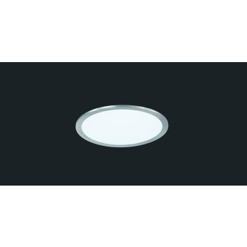 Trio-Leuchten Phoenix Plafoniera LED Nichel opaco, 1-Luce