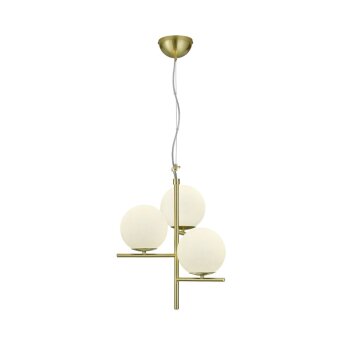 Trio PURE Lampada a Sospensione Ottone, 3-Luci