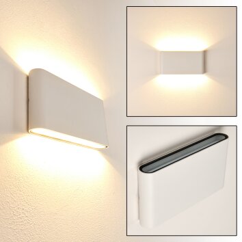 Marsh Applique da esterno LED Bianco, 2-Luci