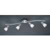 Trio LEVISTO Faretto da soffitto LED Nichel opaco, 4-Luci