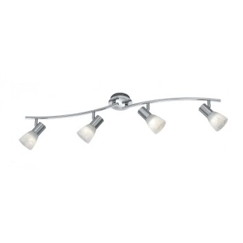 Trio LEVISTO Faretto da soffitto LED Nichel opaco, 4-Luci