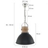 Steinhauer Mexlite Lampada a Sospensione Nero, 1-Luce