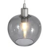 Lampadario a sospensione Steinhauer Lotus Acciaio inox, 3-Luci