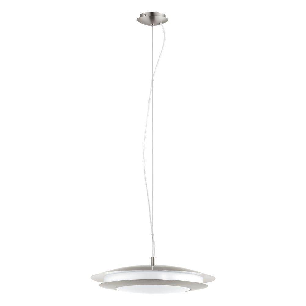 EGLO connect MONEVA-C Lampadario a sospensione LED Nichel opaco, 1-Luce, Cambia colore main product photo