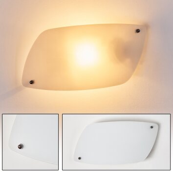 Anzio Applique Bianco, 1-Luce