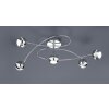 Trio-Leuchten Baloubet Plafoniera LED Cromo, 5-Luci