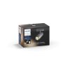 Philips Hue Ambiance White Buratto Set di base per spot a soffitto Argento, 1-Luce, Telecomando