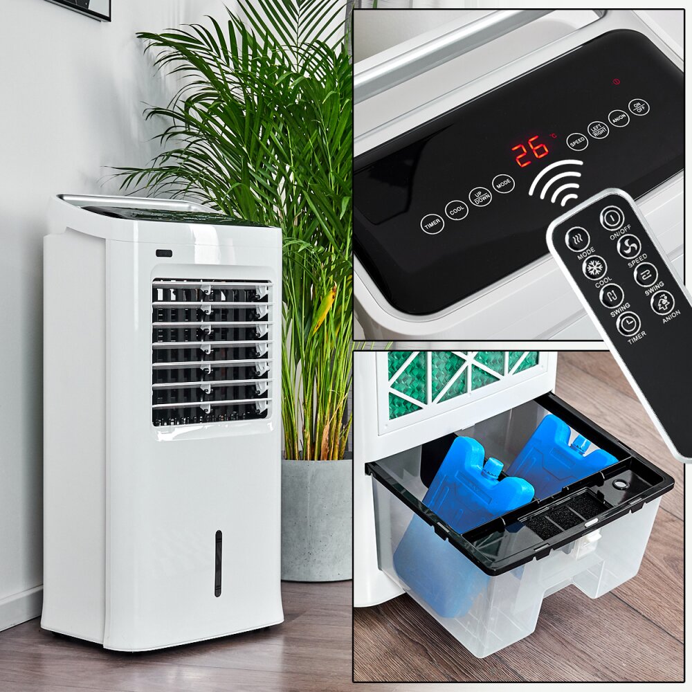 Scottsdale Ventilatore da terra Bianco, Telecomando main product photo