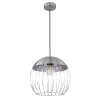 Globo CREAM Lampadario a sospensione Cromo, 1-Luce