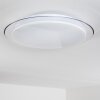 Bleik Plafoniera LED Bianco, 1-Luce, Telecomando