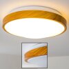 Sora Wood Plafoniera LED Legno chiaro, Bianco, 1-Luce