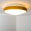 Sora Wood Plafoniera LED Legno chiaro, Bianco, 1-Luce