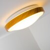 Sora Wood Plafoniera LED Legno chiaro, Bianco, 1-Luce