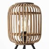 Lampada da Tavolo Brilliant Woodrow Marrone, 1-Luce