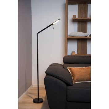 Lucide BERGAMO Lampada da terra LED Nero, 1-Luce